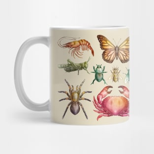 Wild Animal Illustration Watercolor Mug